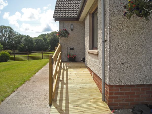 Hardwood Ramp Installation in Prior Lake